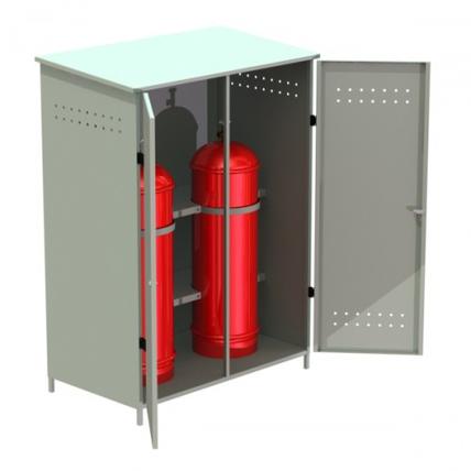 Шкаф для хранения баллонов с кислородом